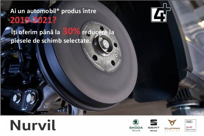 Reducere piese de schimb Skoda, Seat, Cupra & Audi 