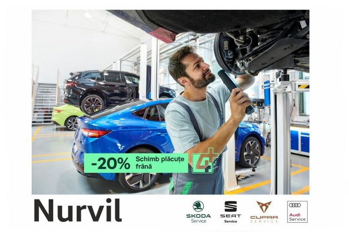 Reducere schimb plăcute frână Audi, Seat, Cupra & Skoda