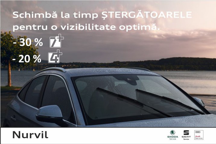 Ofertă schimb ștergătoare Audi, Seat &Skoda
