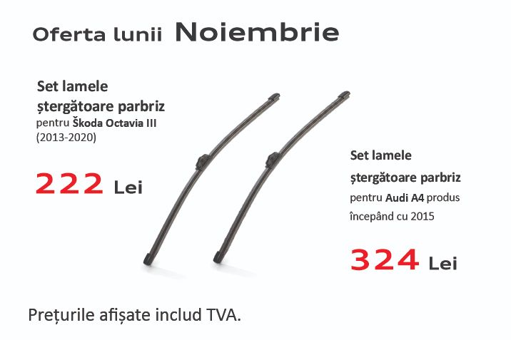 Oferta set lamele stergatoare Audi A4