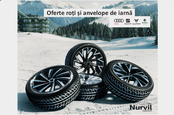Ofertă roți de iarnă Audi, Seat, Cupra & Skoda