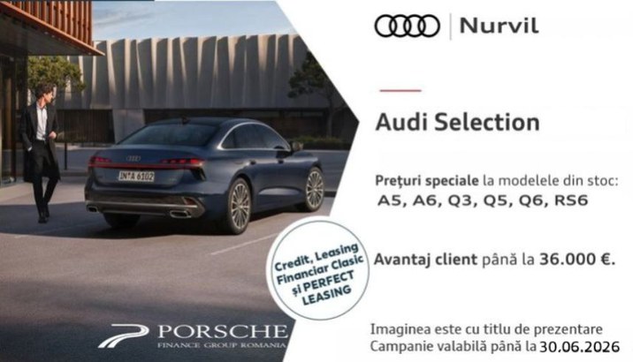Oferte Audi România 2026