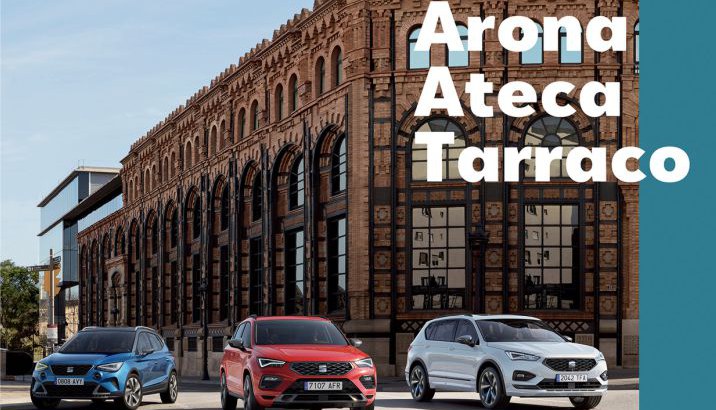 Ofertă SUV-urile SEAT (Arona, Ateca, Tarraco)