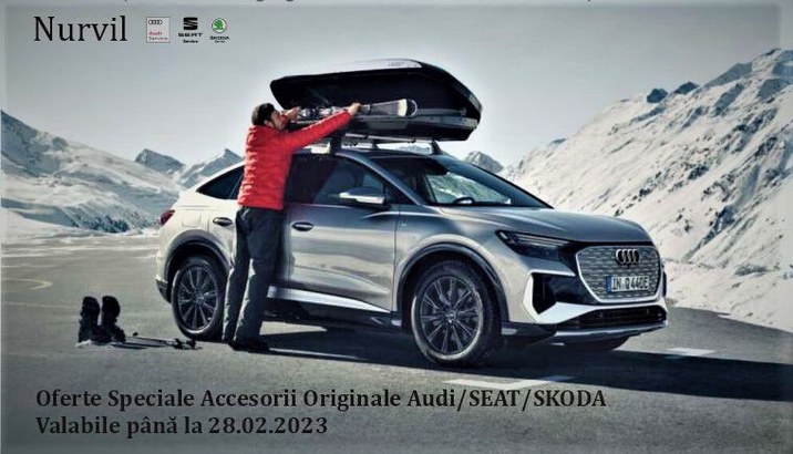 Oferta Accesorii Toamna-Iarna pentru modelele Audi/SEAT/SKODA